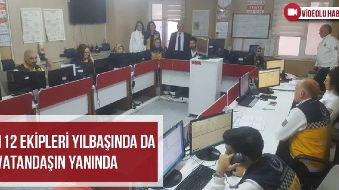 112 Ekipleri Yılbaşında Da Vatandaşın Yanında