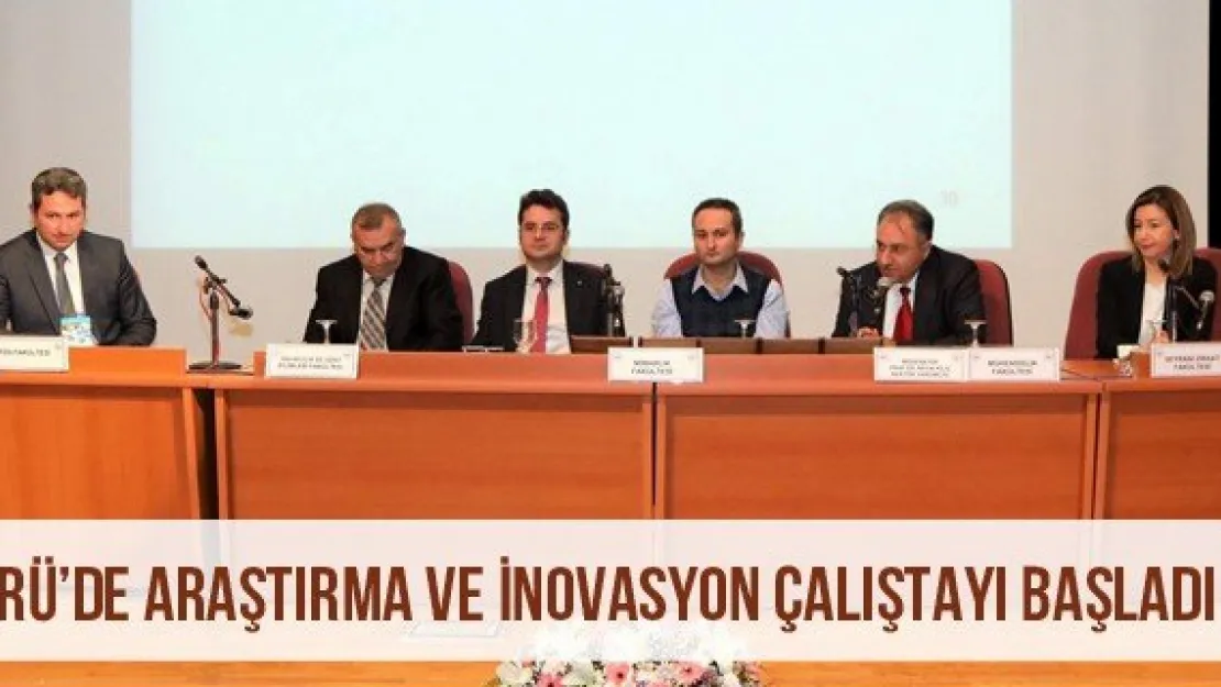ERÜ'de Araştırma ve İnovasyon Çalıştayı Başladı