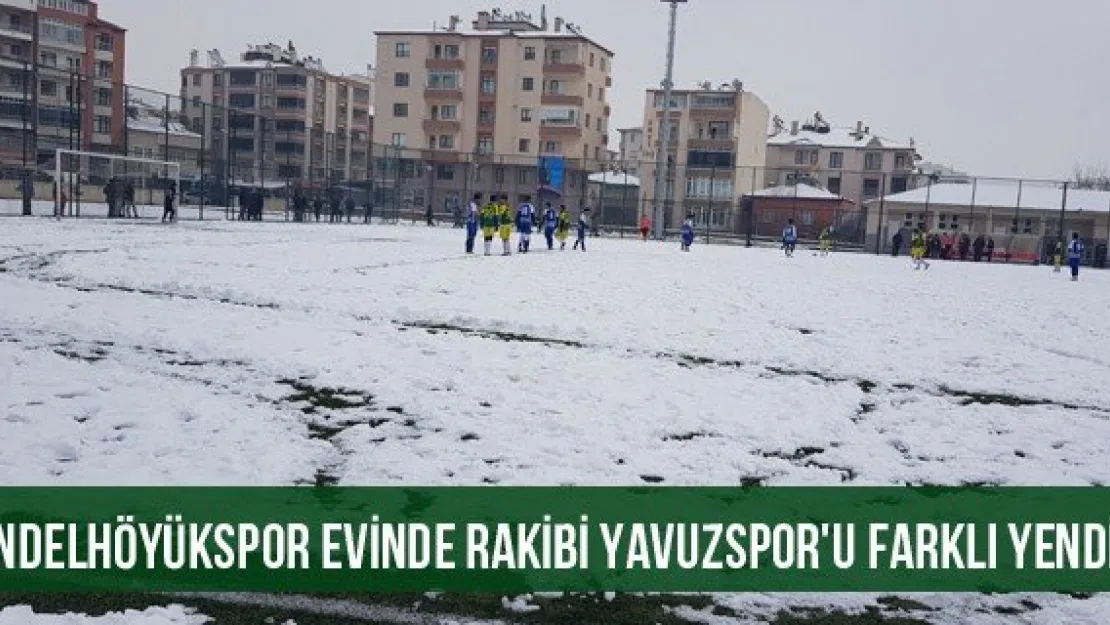 Sindelhöyükspor Evinde Rakibi Yavuzspor'u Farklı Yendi