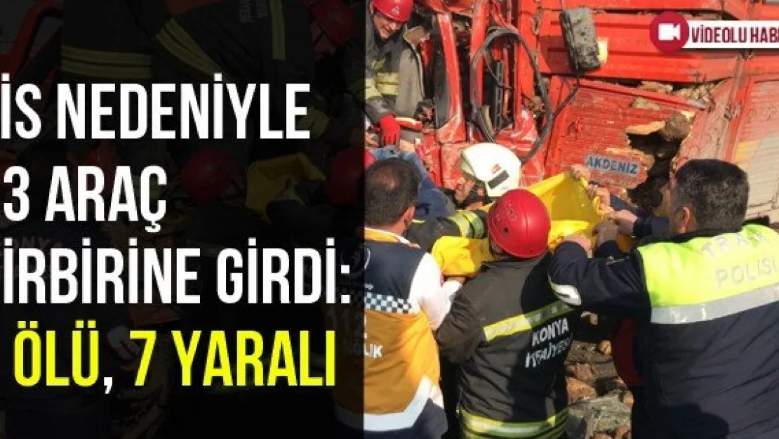Sis Nedeniyle 33 Araç Birbirine Girdi: 1 Ölü, 7 Yaralı