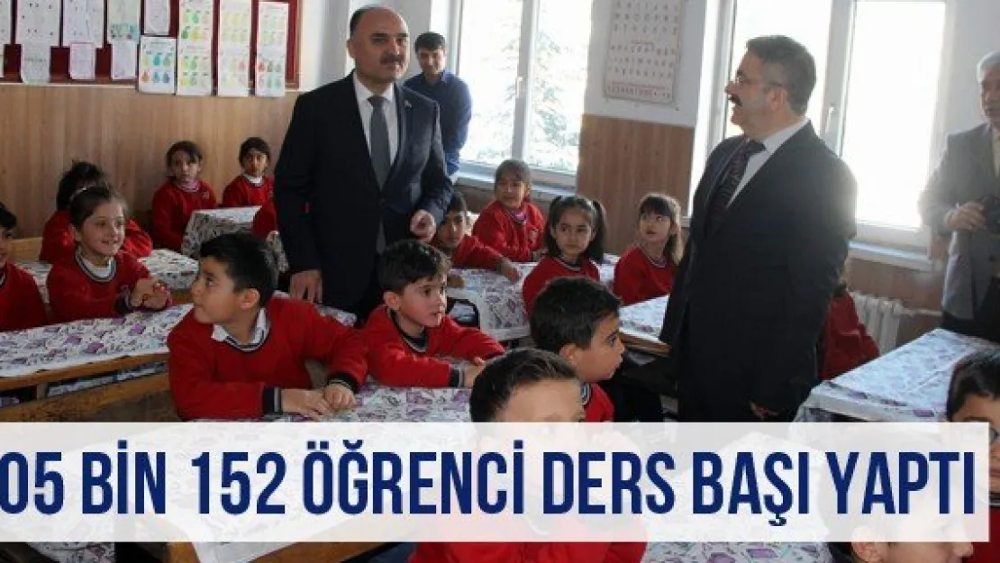 305 bin 152 öğrenci ders başı yaptı