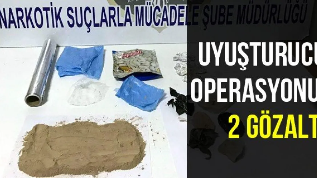 Uyuşturucu Operasyonu: 2 Gözaltı