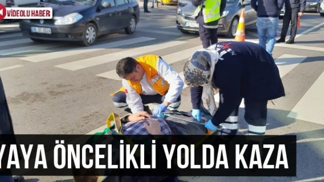 Yaya Öncelikli Yolda Kaza