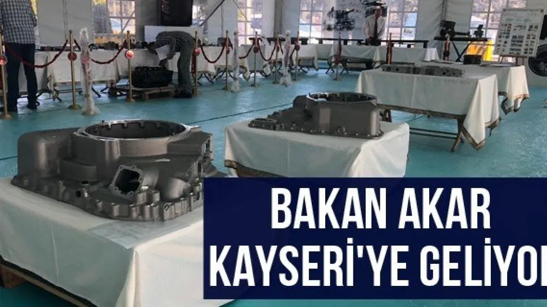 Bakan Akar Kayseri'ye geliyor