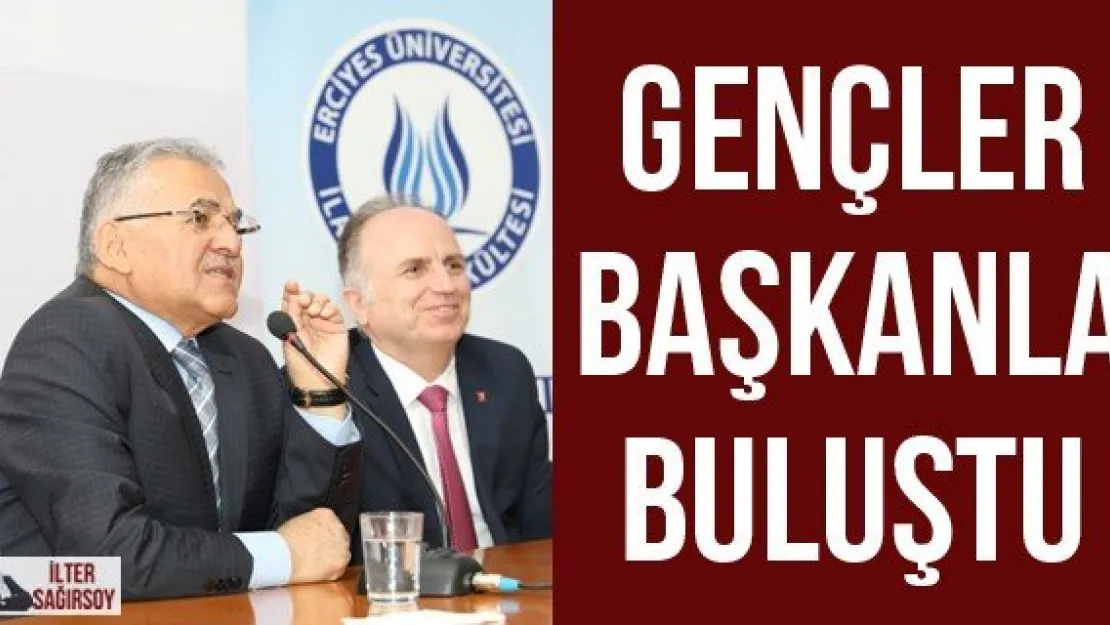 GENÇLER BAŞKANLA BULUŞTU