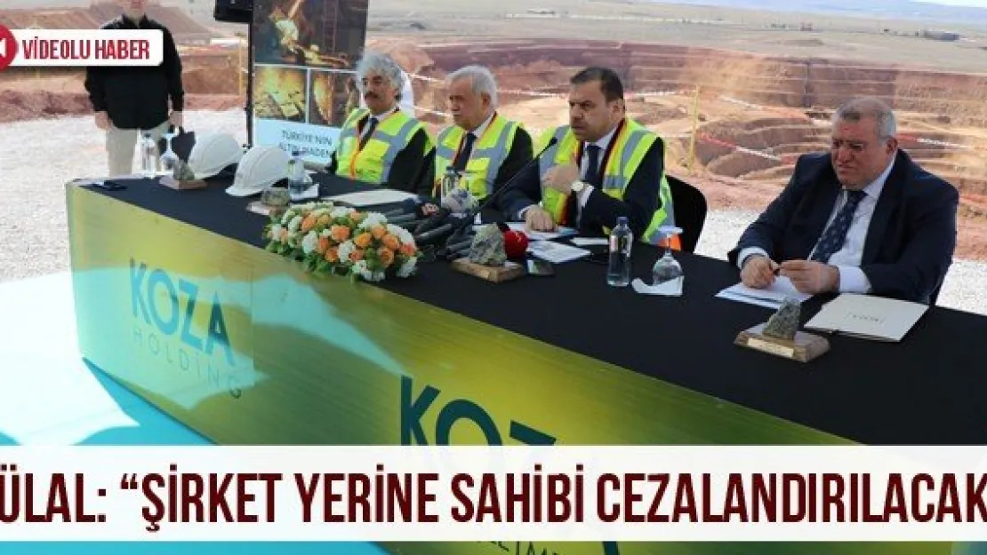 Gülal: 'Şirket yerine sahibi cezalandırılacak'
