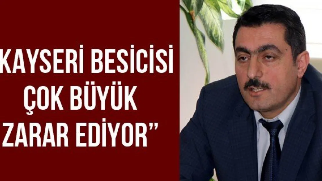'Kayseri besicisi çok büyük zarar ediyor'
