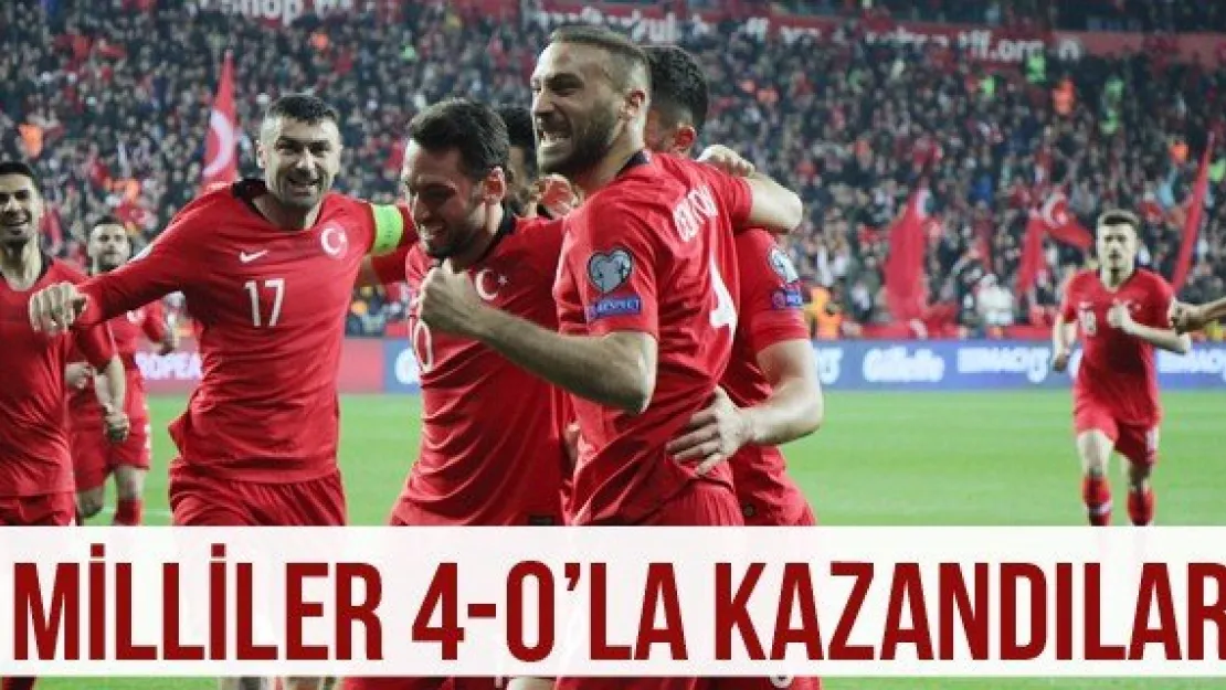 Milliler 4-0'la kazandılar