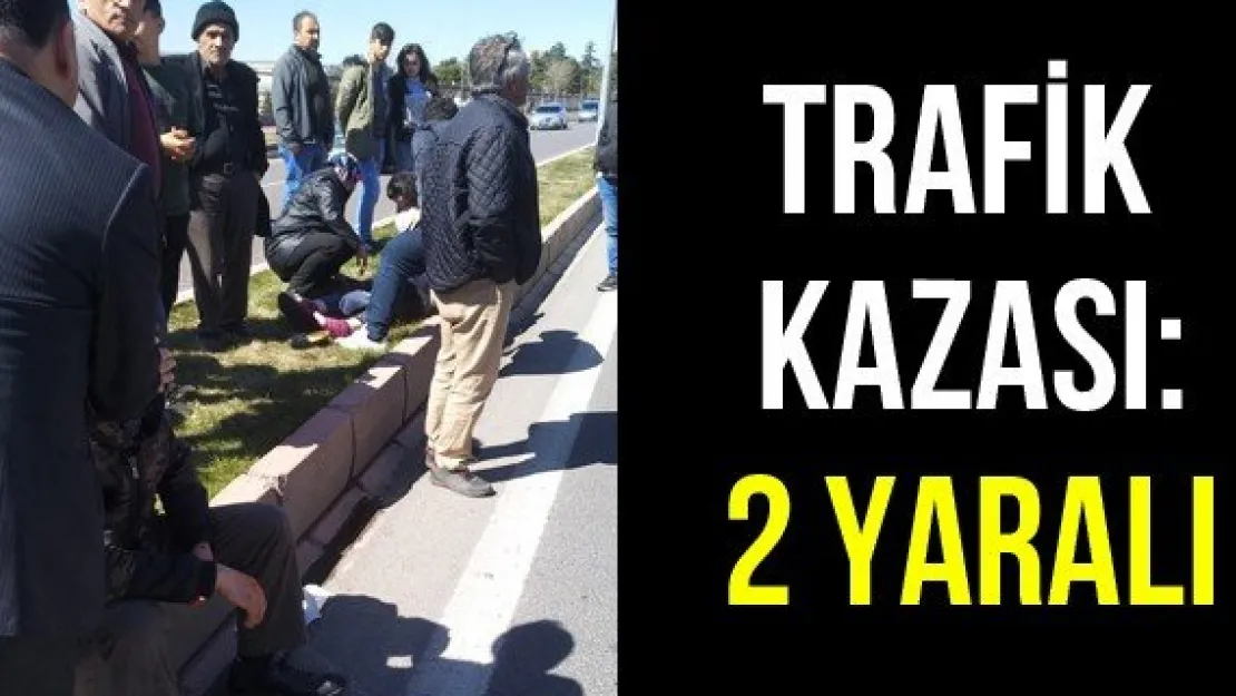 Trafik Kazası: 2 Yaralı