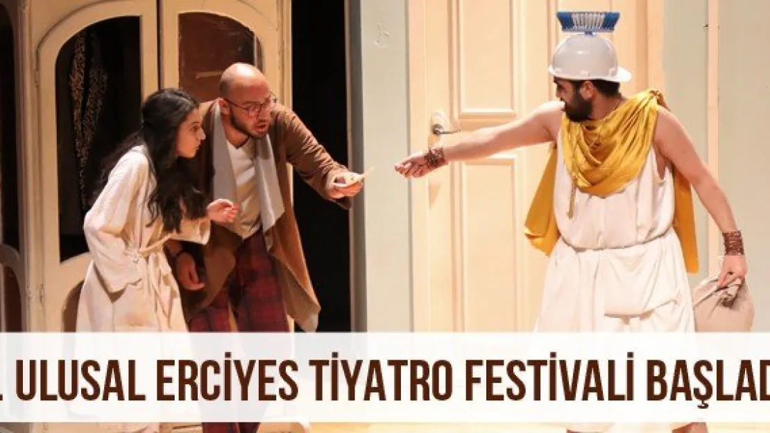 3. Ulusal Erciyes Tiyatro Festivali Başladı