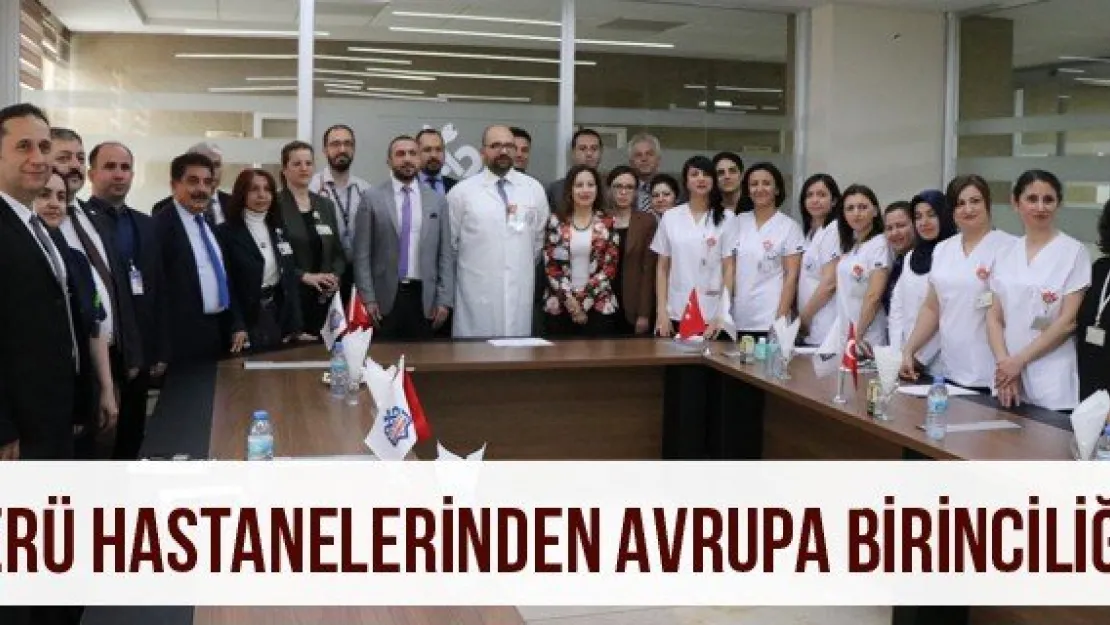 ERÜ Hastanelerinden Avrupa Birinciliği