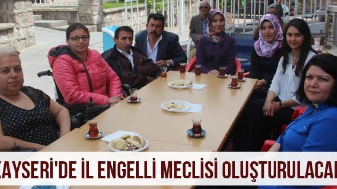 Kayseri'de İl Engelli Meclisi Oluşturulacak