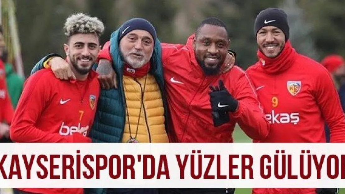 Kayserispor'da yüzler gülüyor