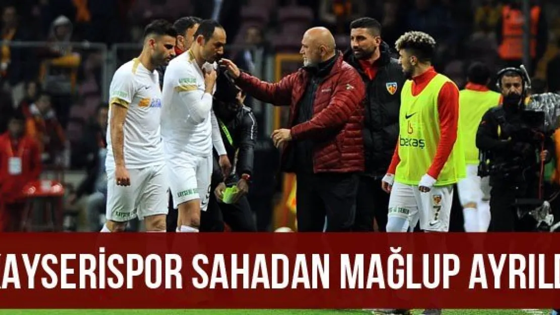 Kayserispor Sahadan Mağlup Ayrıldı