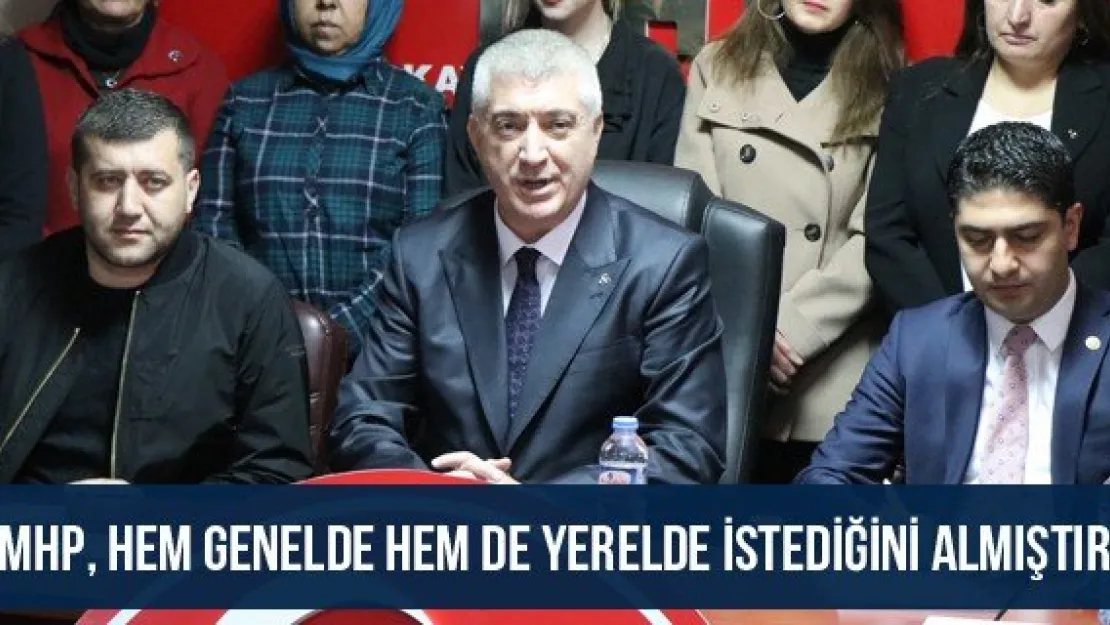 'MHP, hem genelde hem de yerelde istediğini almıştır'