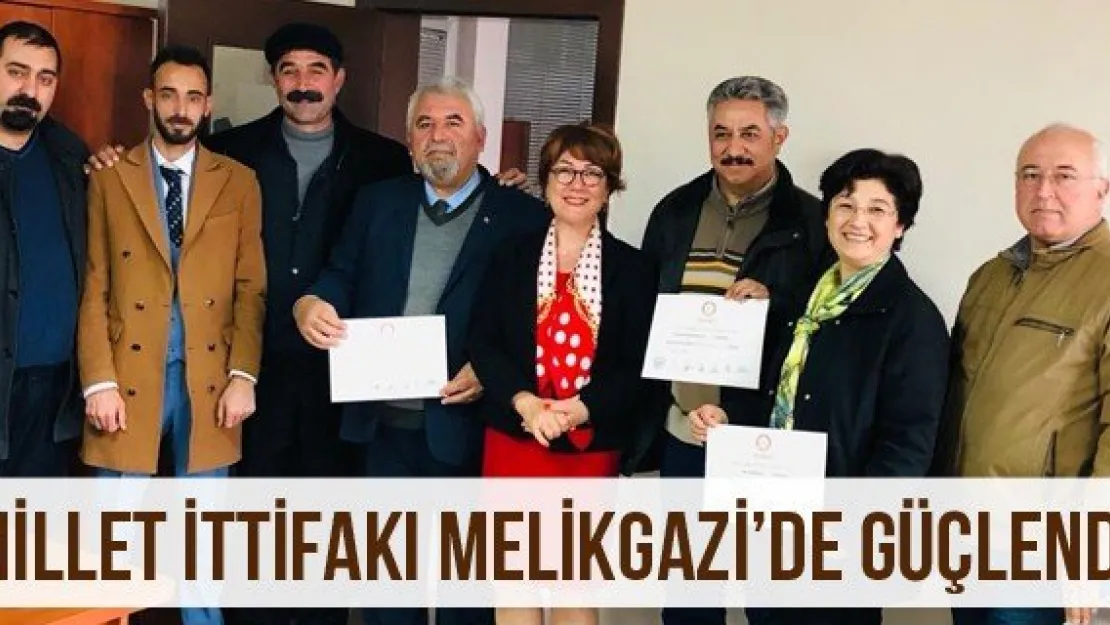 Millet İttifakı Melikgazi'de Güçlendi