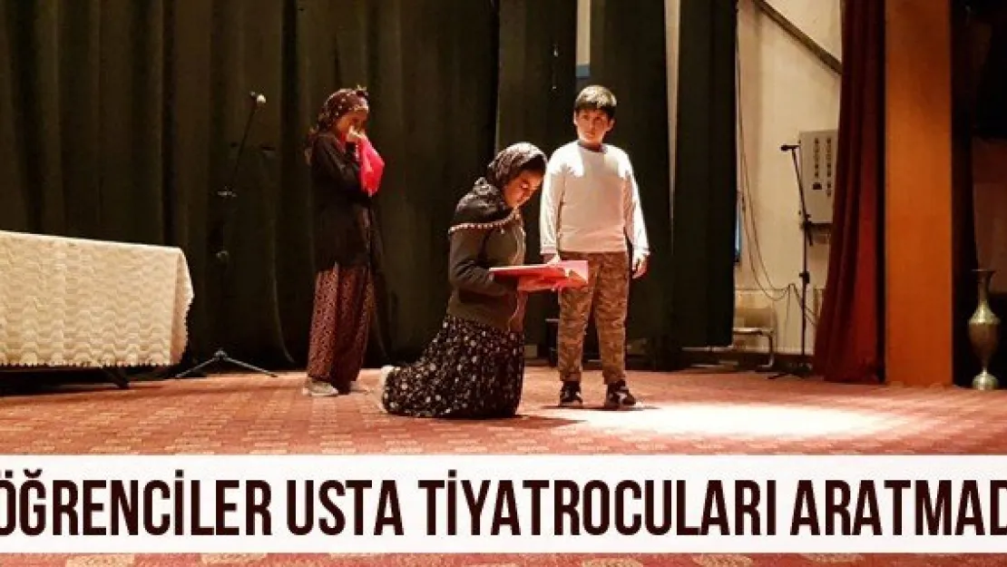 Öğrenciler Usta Tiyatrocuları Aratmadı