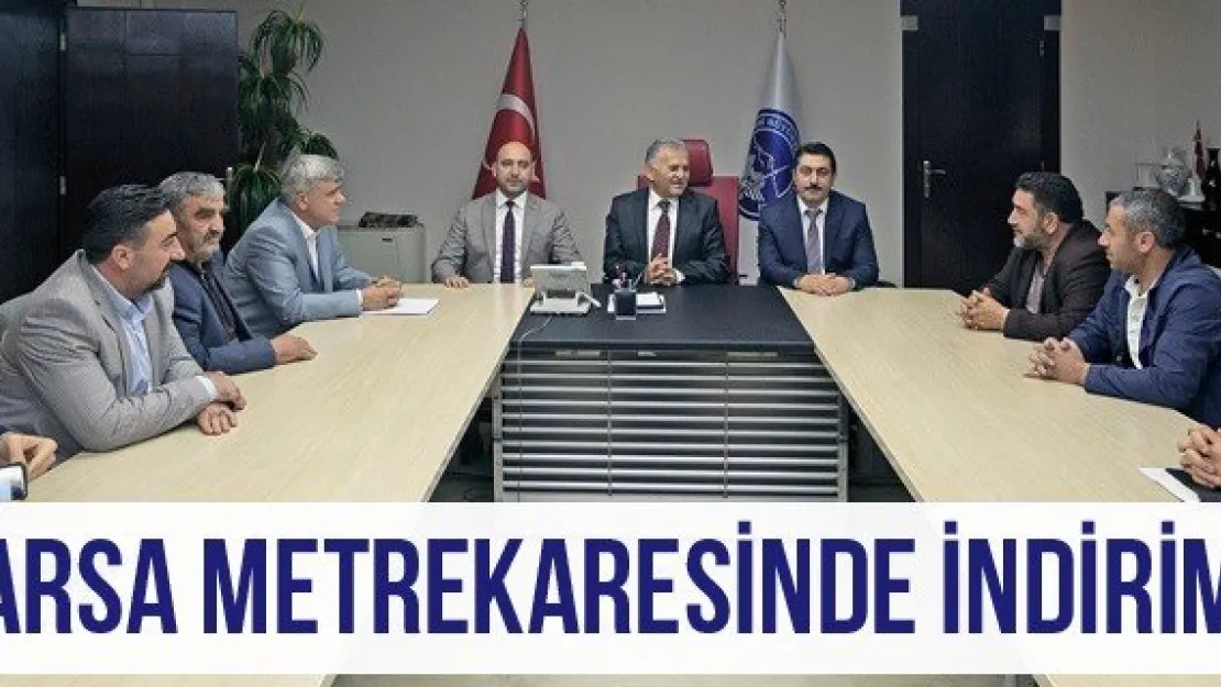 Arsa metrekaresinde indirim