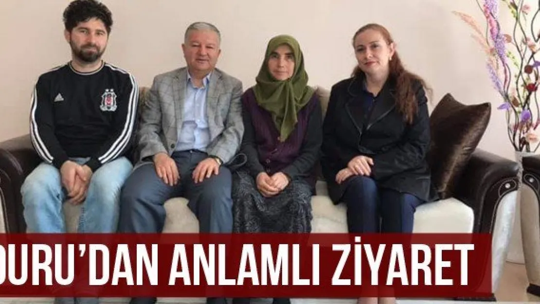 Duru'dan Anlamlı Ziyaret