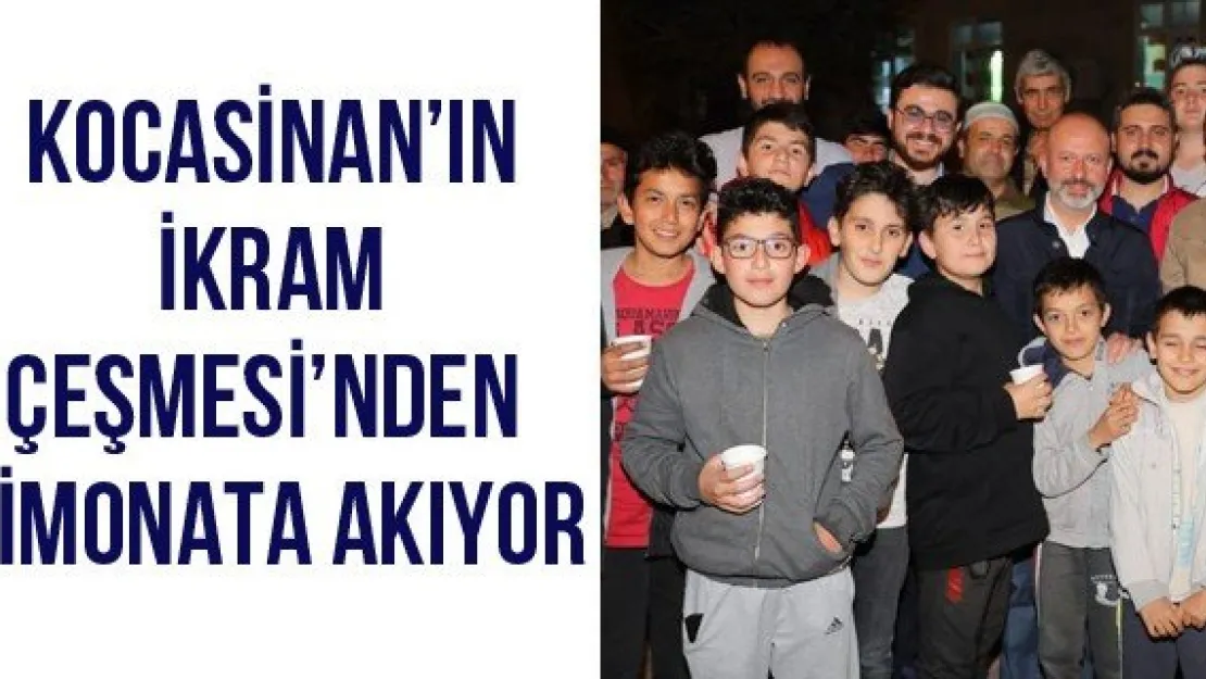 Kocasinan'ın İkram Çeşmesi'nden Limonata Akıyor