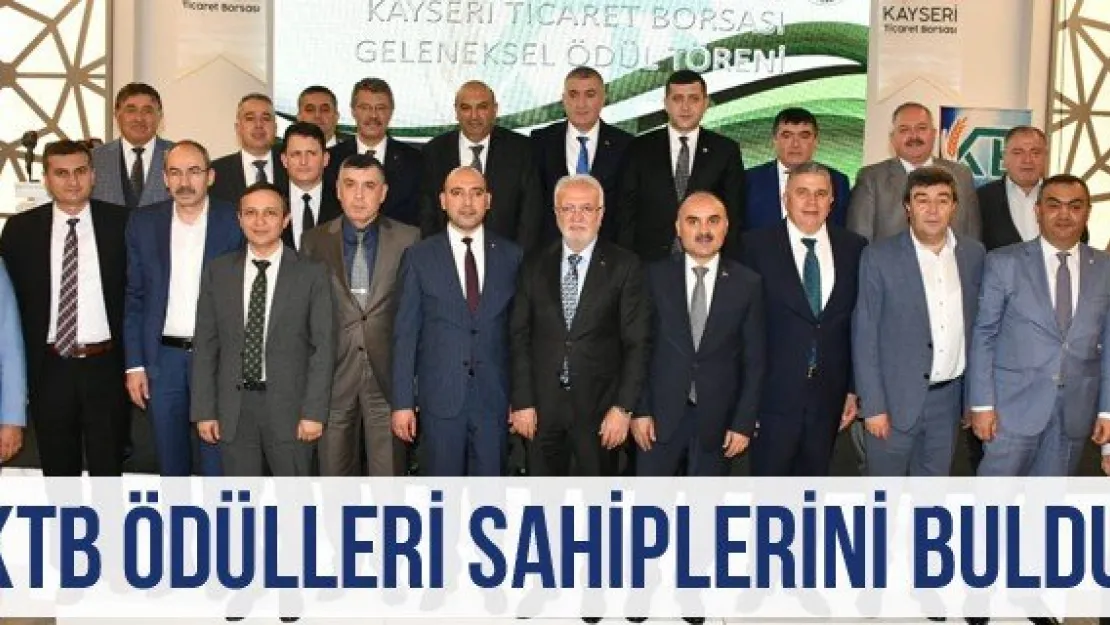 KTB Ödülleri Sahiplerini Buldu