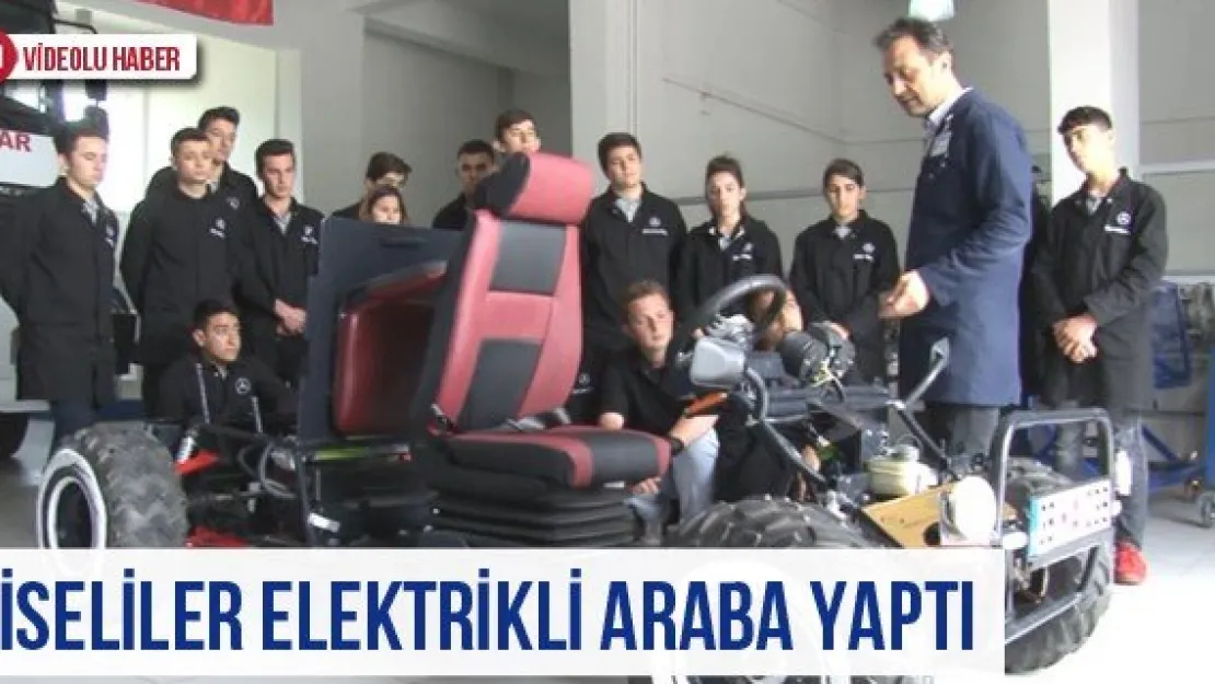 Liseliler Elektrikli Araba Yaptı