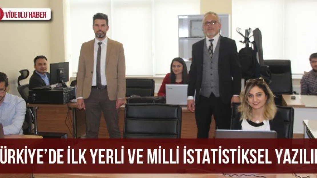 Türkiye'de ilk yerli ve milli istatistiksel yazılım