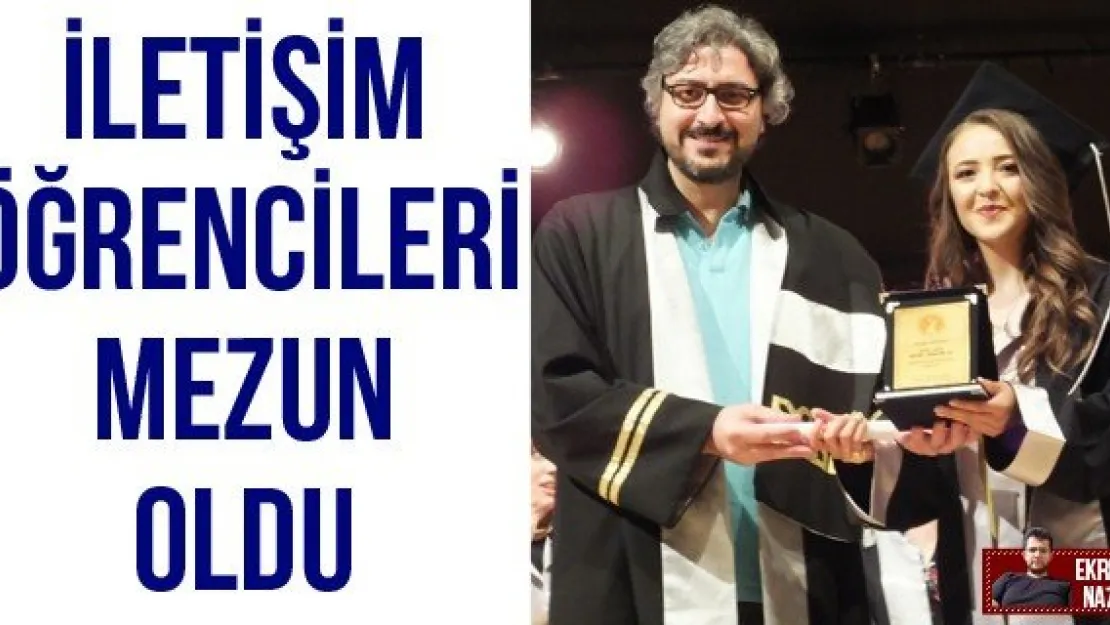 İletişim öğrencileri mezun oldu