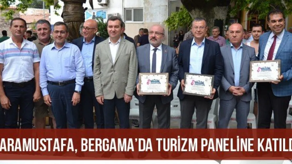 Karamustafa, Bergama'da Turizm Paneline Katıldı