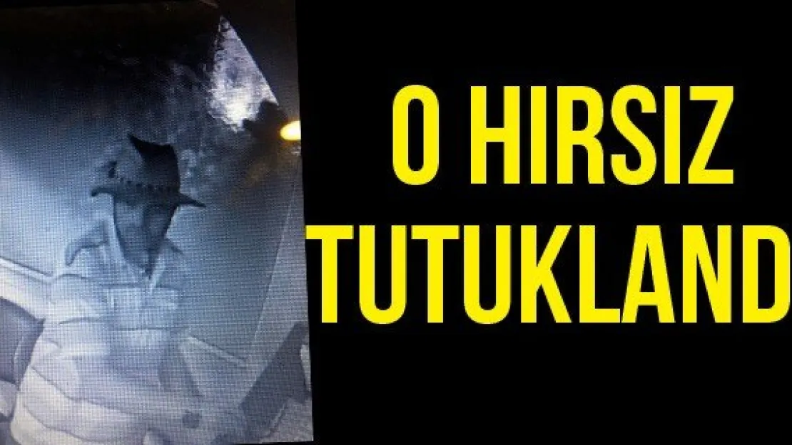 O hırsız tutuklandı