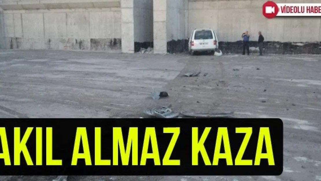 Akıl almaz kaza