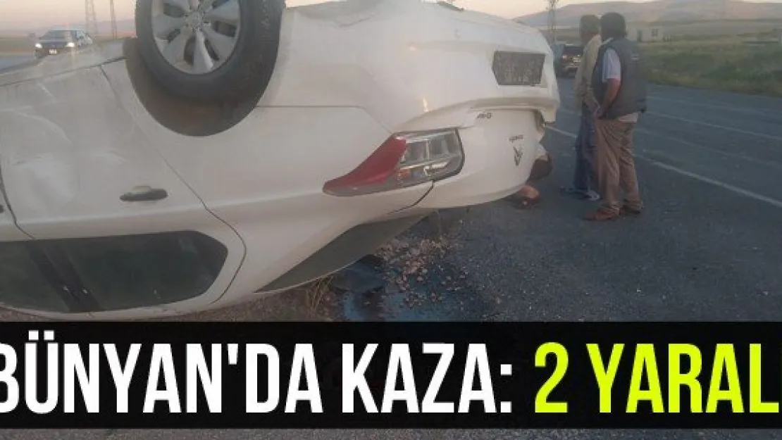 Bünyan'da kaza: 2 yaralı