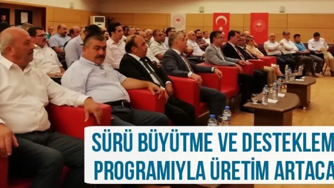 Sürü Büyütme ve Destekleme programıyla üretim artacak
