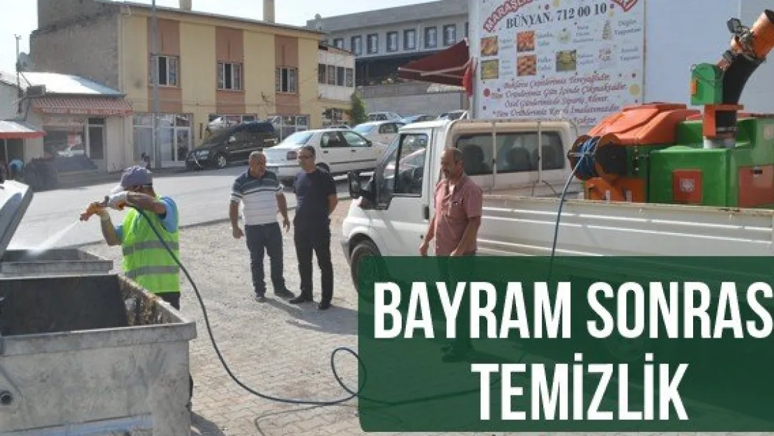 Bayram sonrası temizlik