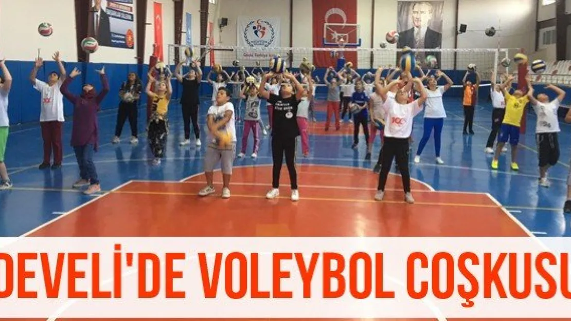 Develi'de Voleybol Coşkusu