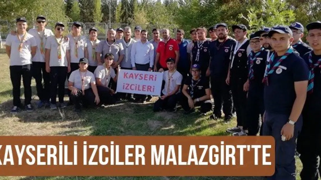 Kayserili izciler Malazgirt'te