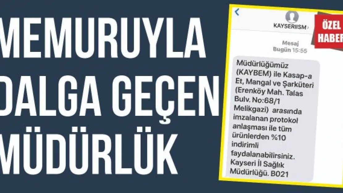 MEMURUYLA DALGA GEÇEN MÜDÜRLÜK