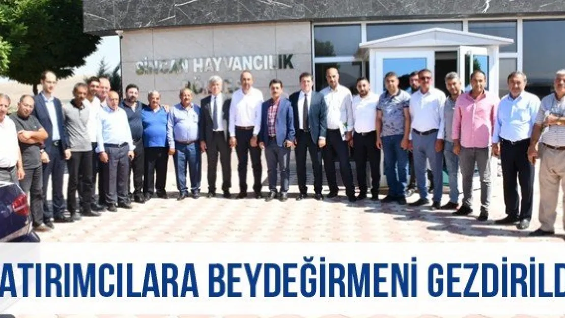 Yatırımcılara Beydeğirmeni gezdirildi