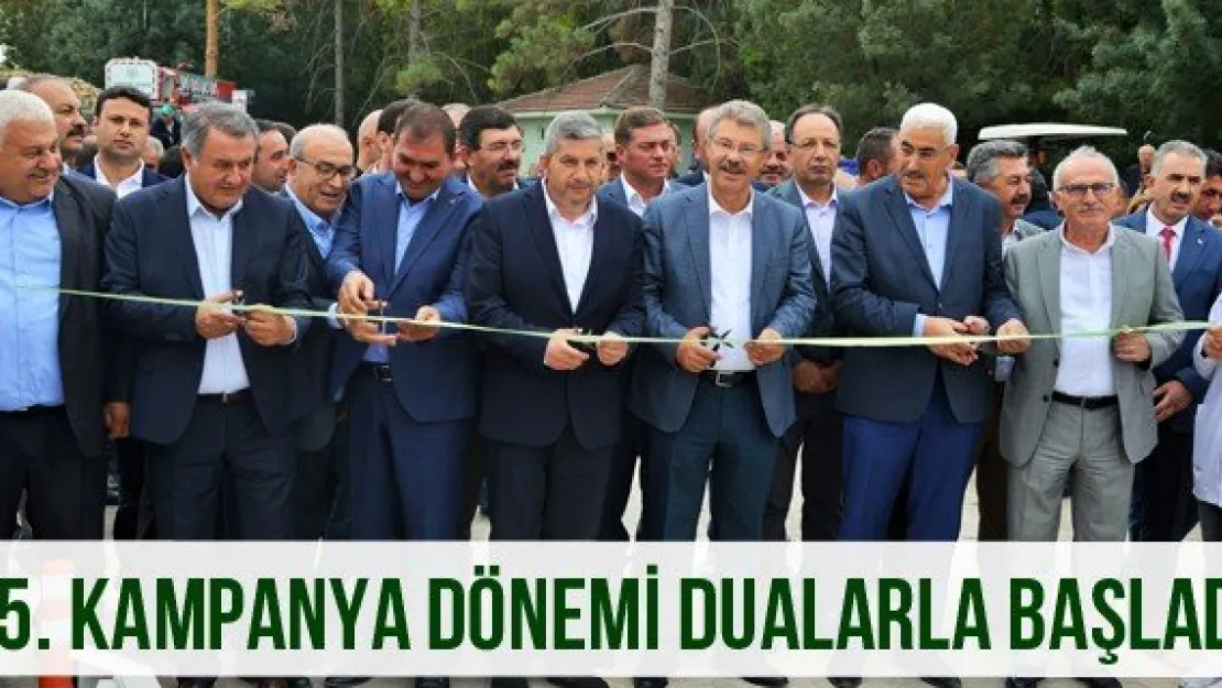 65. kampanya dönemi dualarla başladı