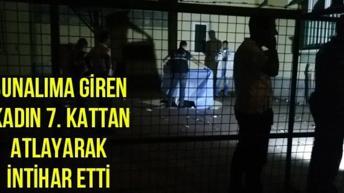Bunalıma giren kadın 7. kattan atlayarak intihar etti