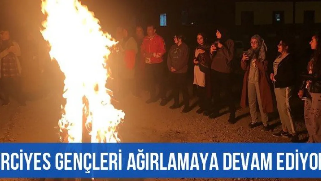 Erciyes Gençleri ağırlamaya devam ediyor