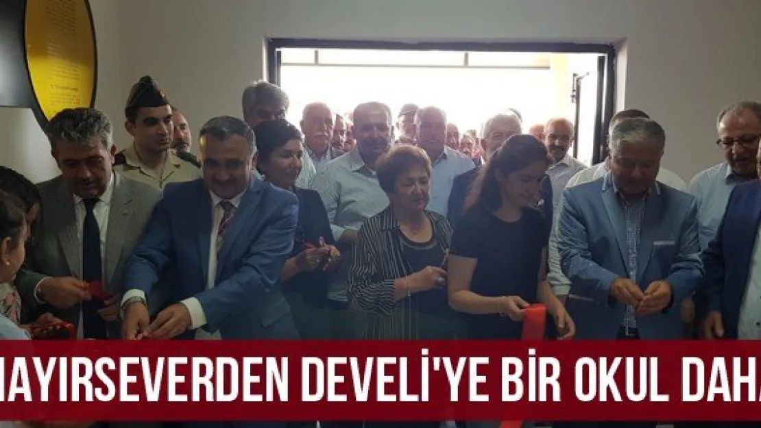 Hayırseverden Develi'ye bir okul daha