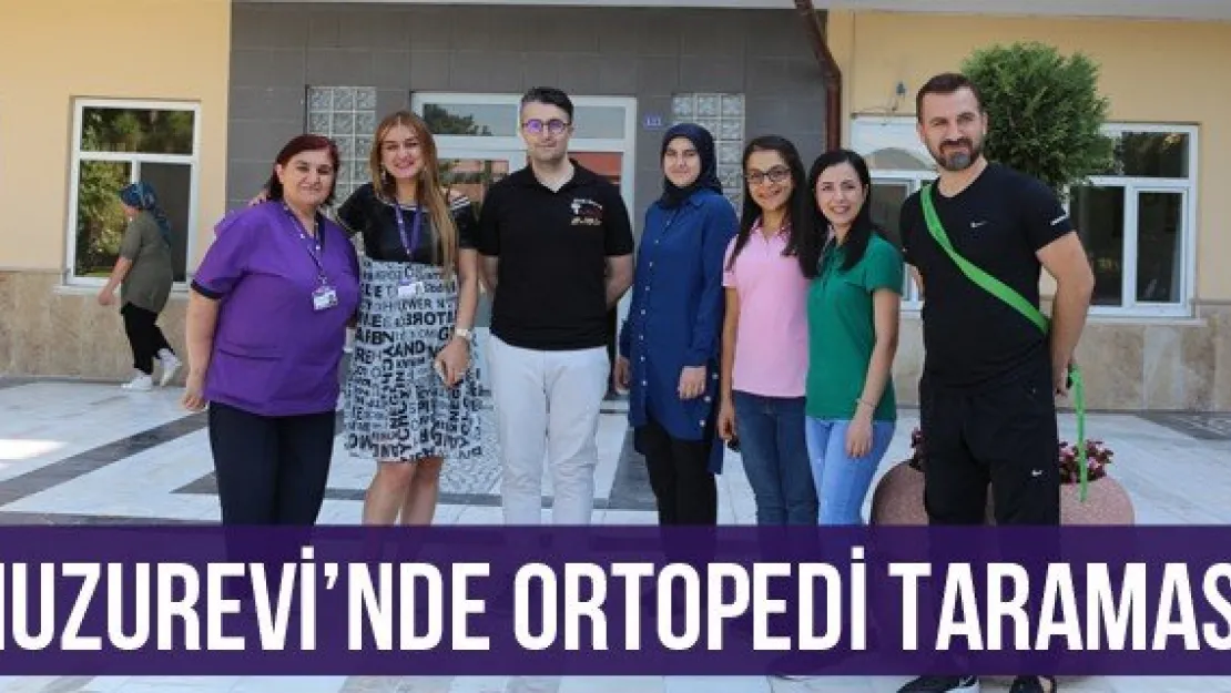 Huzurevi'nde Ortopedi Taraması