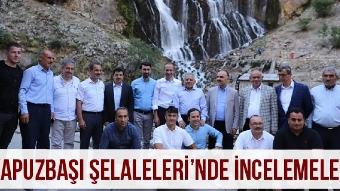 Kapuzbaşı Şelaleleri'nde incelemeler