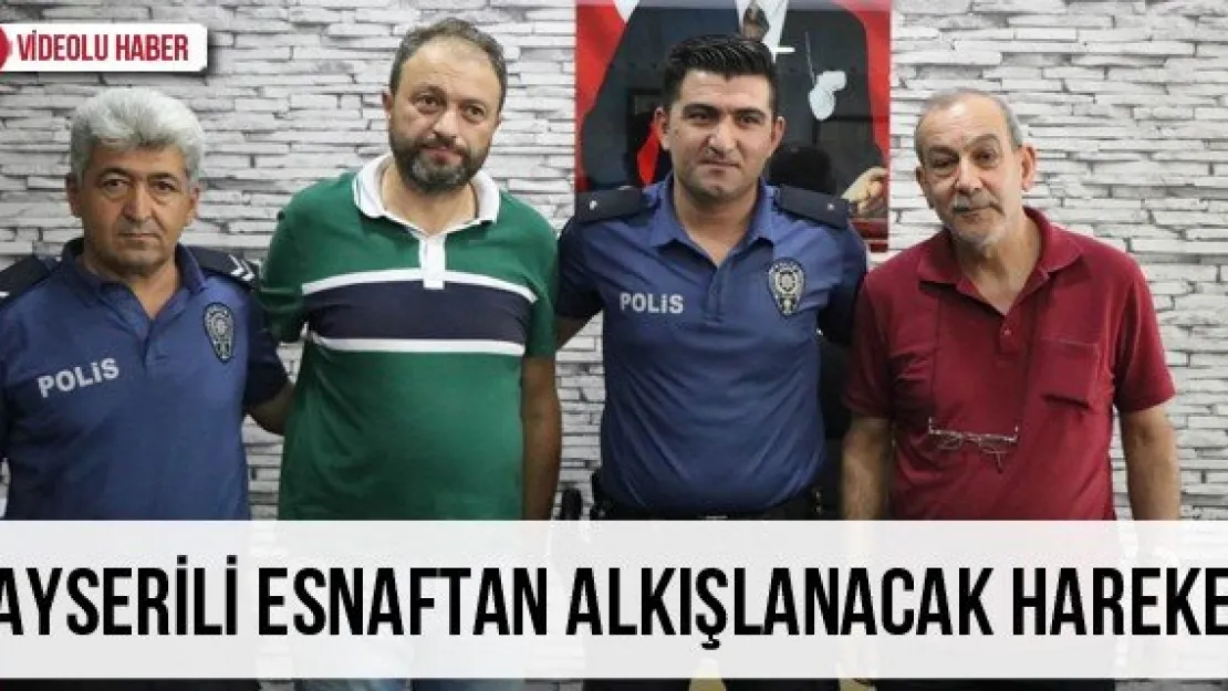 Kayserili esnaftan alkışlanacak hareket