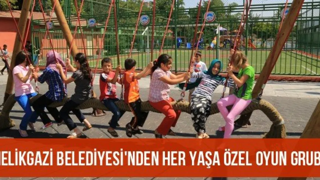 Melikgazi Belediyesi'nden her yaşa özel oyun grubu