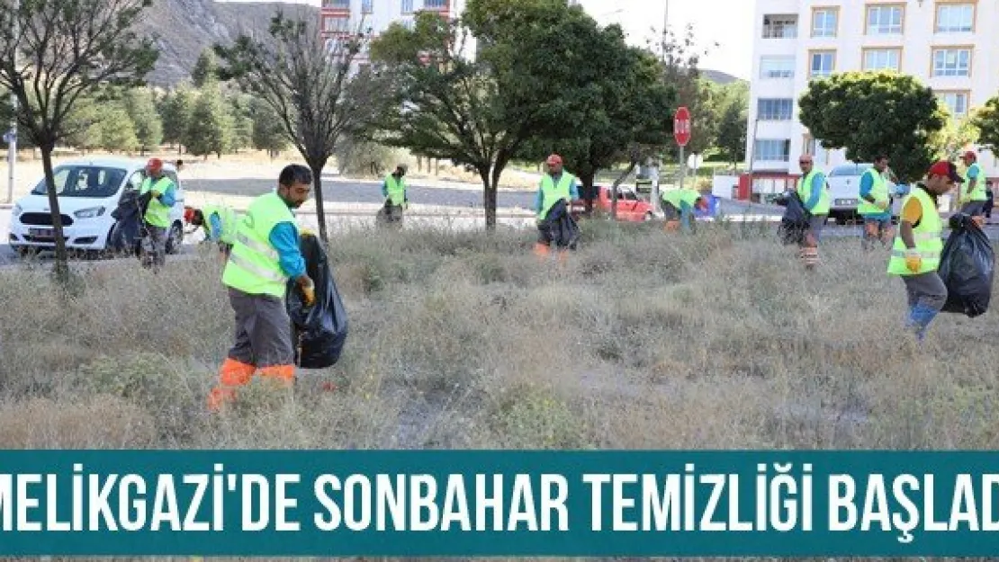 Melikgazi'de sonbahar temizliği başladı