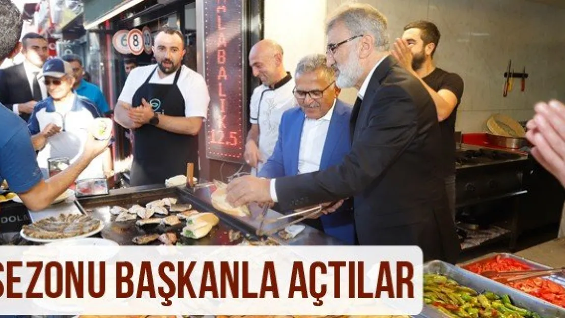 Sezonu başkanla açtılar