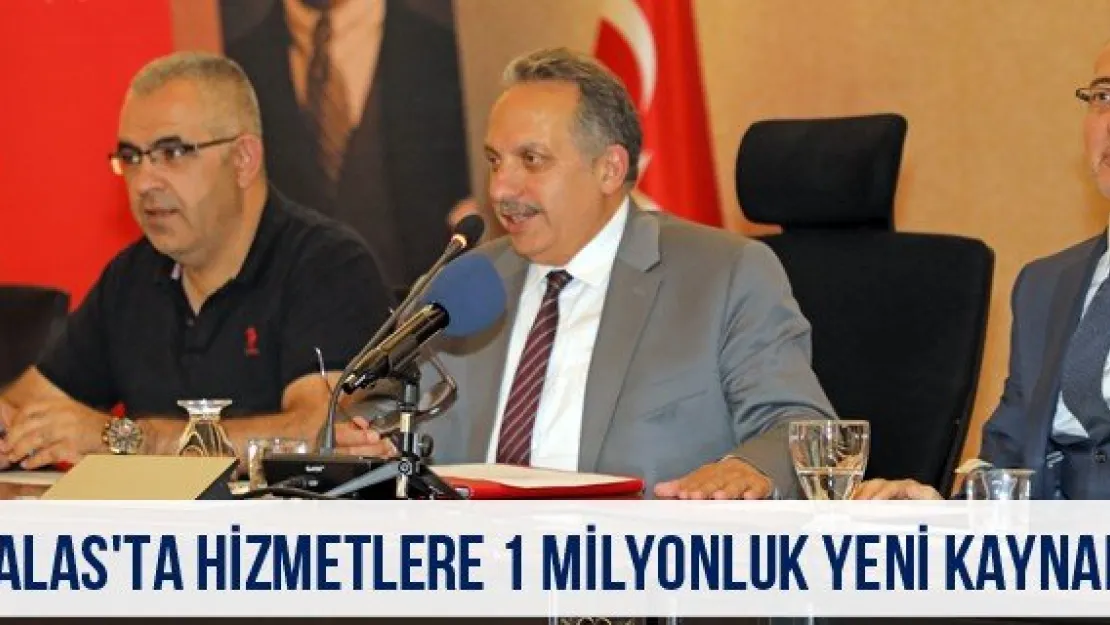 Talas'ta hizmetlere 1 milyonluk yeni kaynak