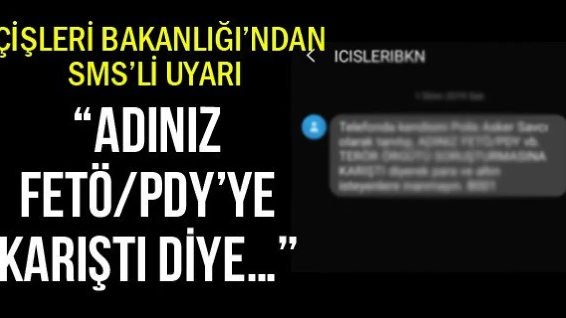 'Adınız FETÖ/PDY'ye karıştı diye…'